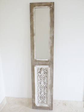 Tall Rustic Door Style Wall Mirror