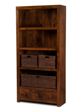 Dakota Mango Tall Bookcase