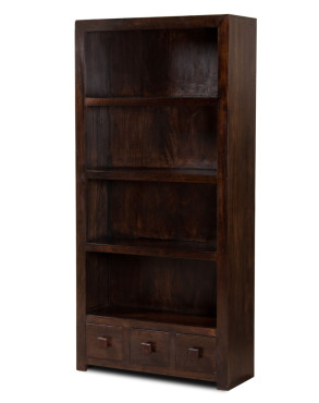 Dakota Dark Mango Tall Bookcase