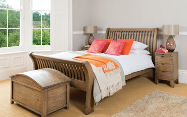 Antigua Reclaimed King Size Bed 1