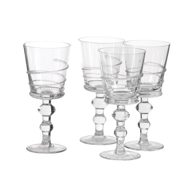 Set of 4 Deco Wine Glasses