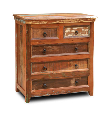 Reclaimed Indian 2+3 Chest Of Drawers