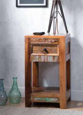 Reclaimed Indian Lamp Table