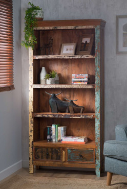 Reclaimed Indian Tall Bookcase
