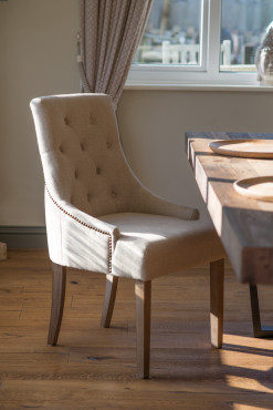 Richmond Studded Fabric Dining Chair