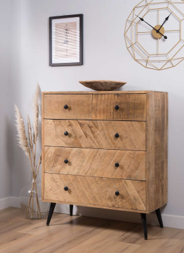 Urban Industrial Mango 2+3 Chest of Drawers